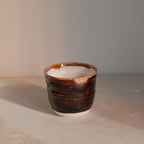 Porcelain tumbler - Brown gloss 250ml