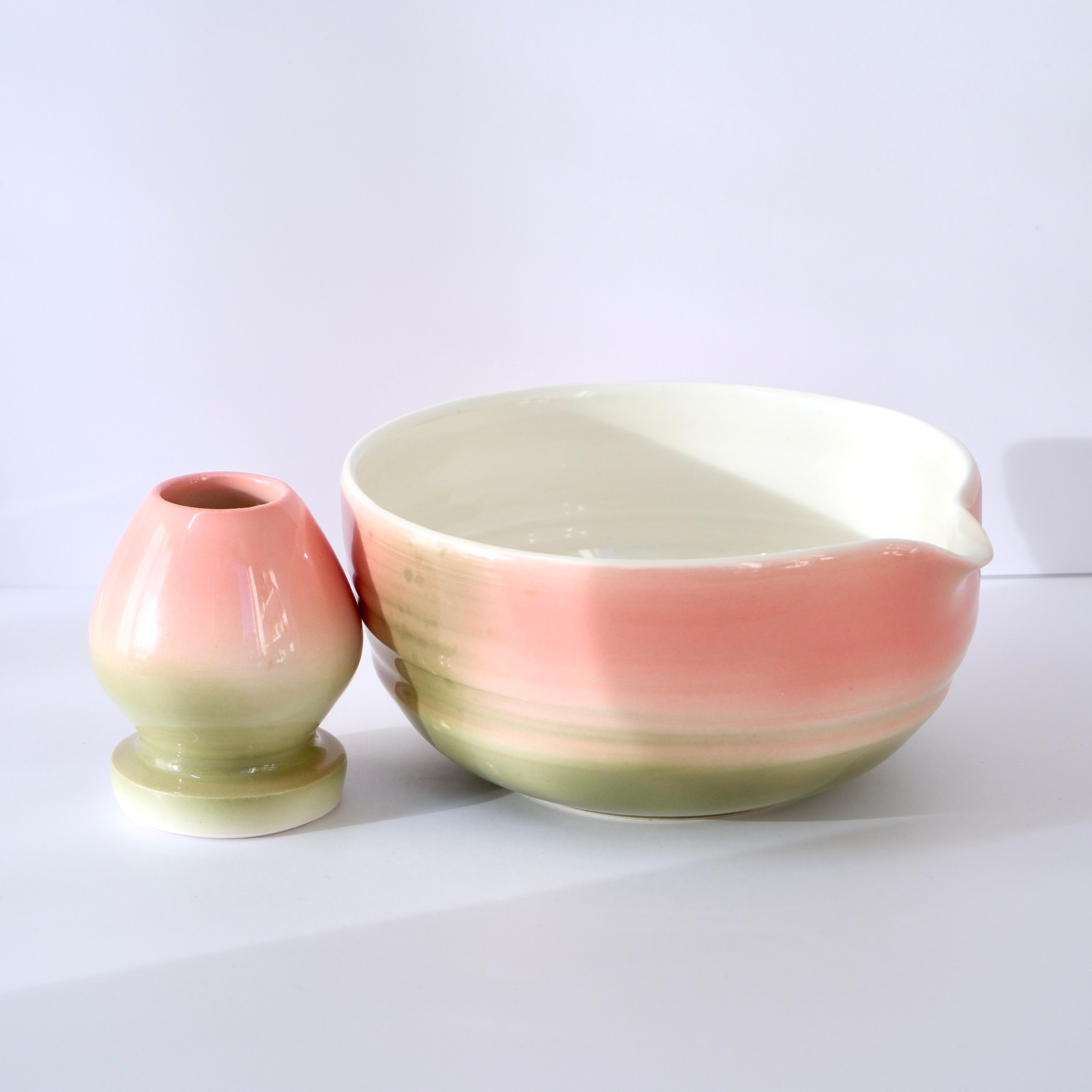 [SAMPLE] Pink & Green Matcha Bowl