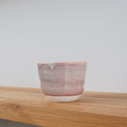 Porcelain tumbler - Pink speckles - 210ml