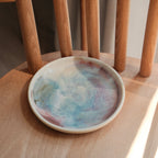 Watercolour small dessert plate 04
