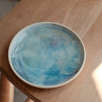 Watercolour small dessert plate 01