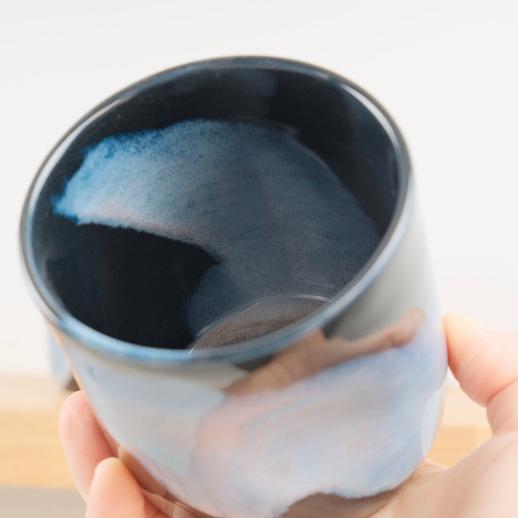 Black/Blue Thumb tumbler 300-350ml