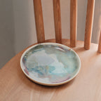 Watercolour small dessert plate 08