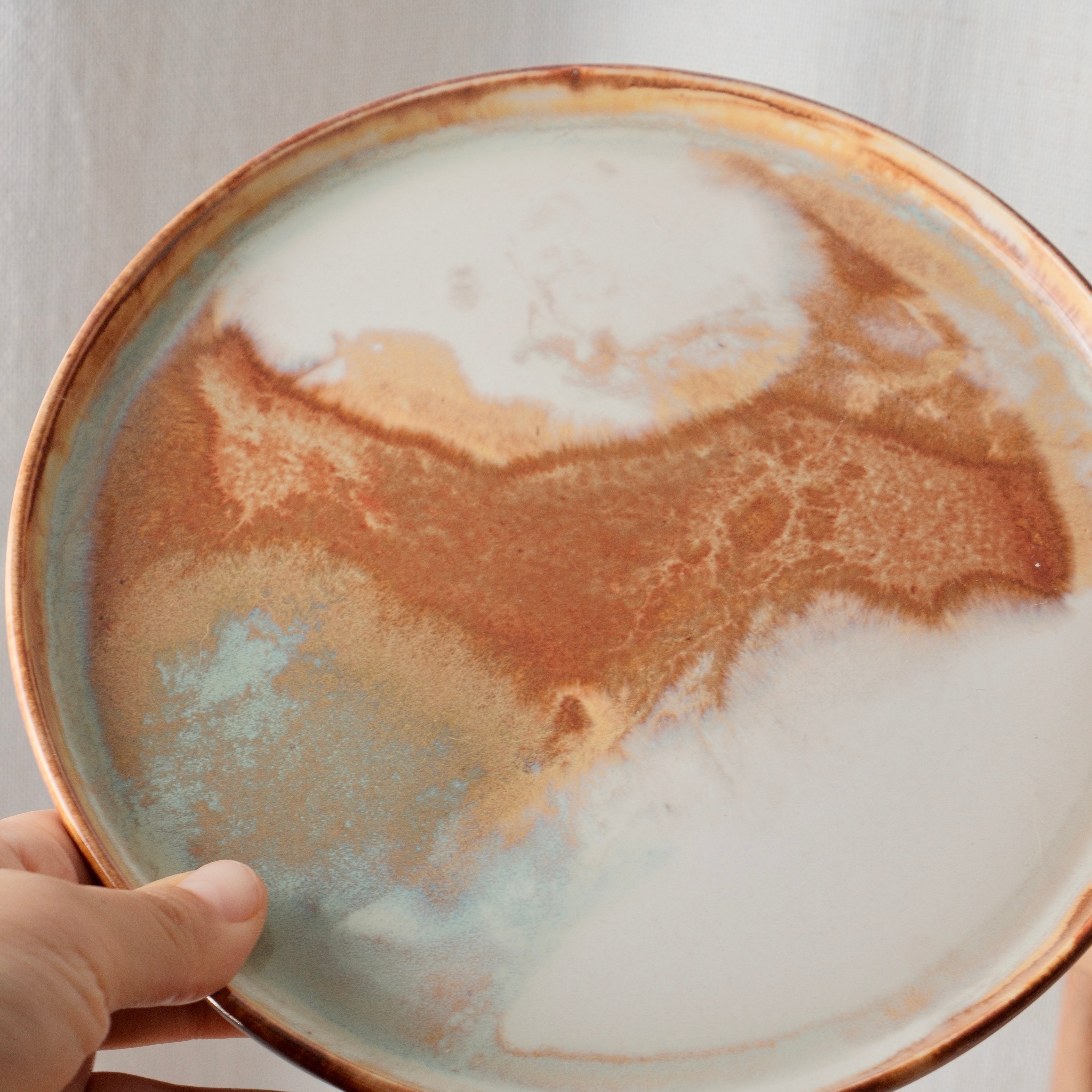 Watercolour small side plate 10