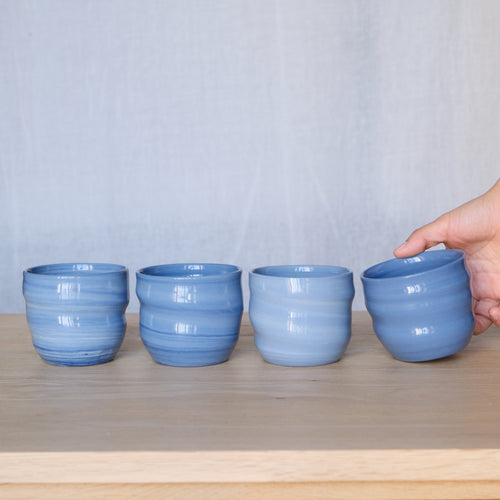 Blue Marbled Tumbler 260ml