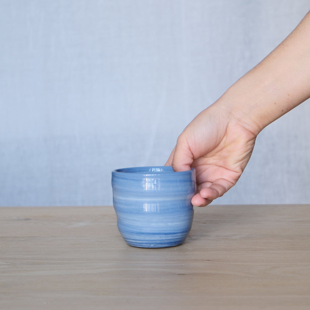 Blue Marbled Tumbler 260ml