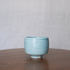 Slip textured Cup 009 "Sky Blue" - 210ml