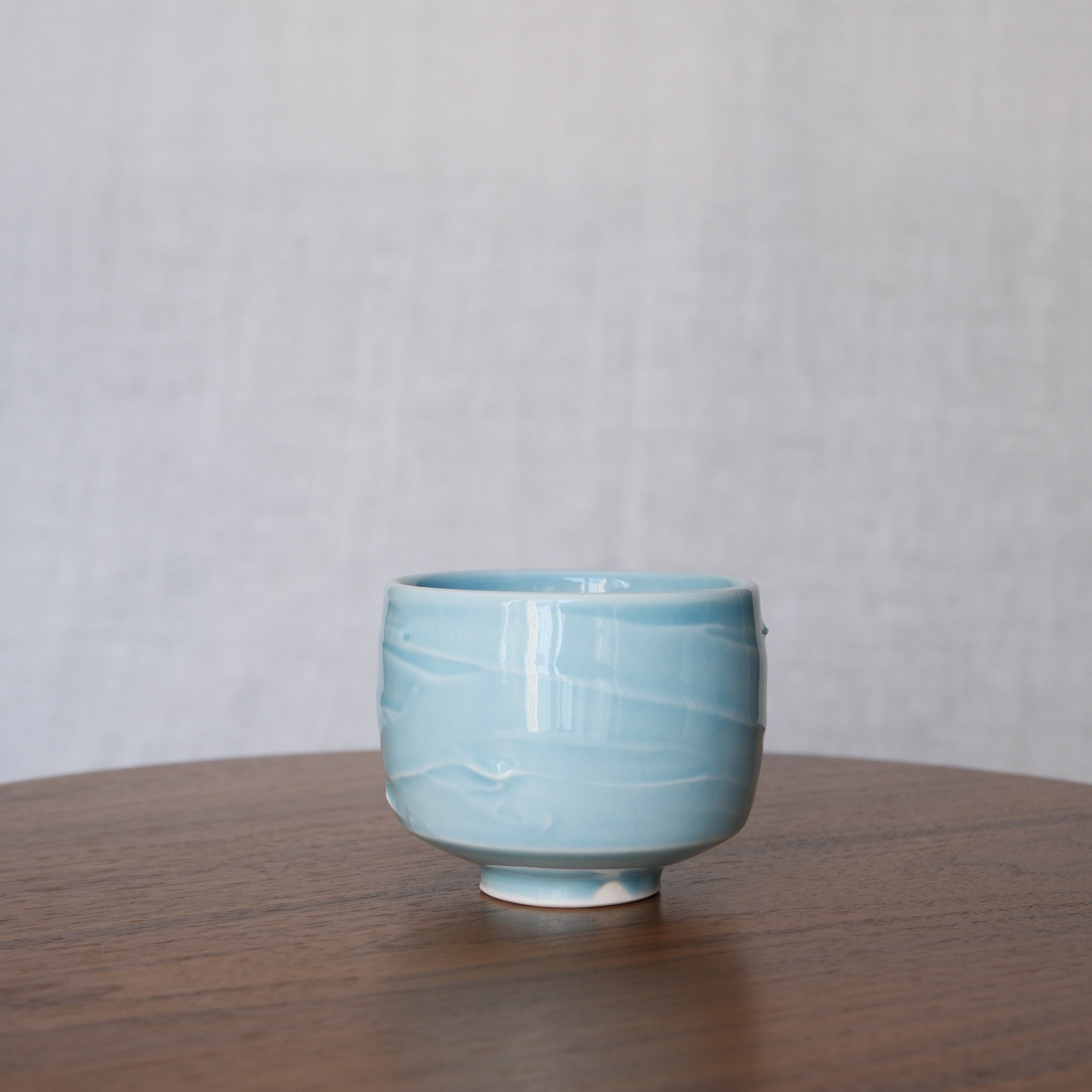 Slip textured Cup 009 "Sky Blue" - 210ml