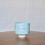 Slip textured Cup 007 "Sky Blue" - 200ml
