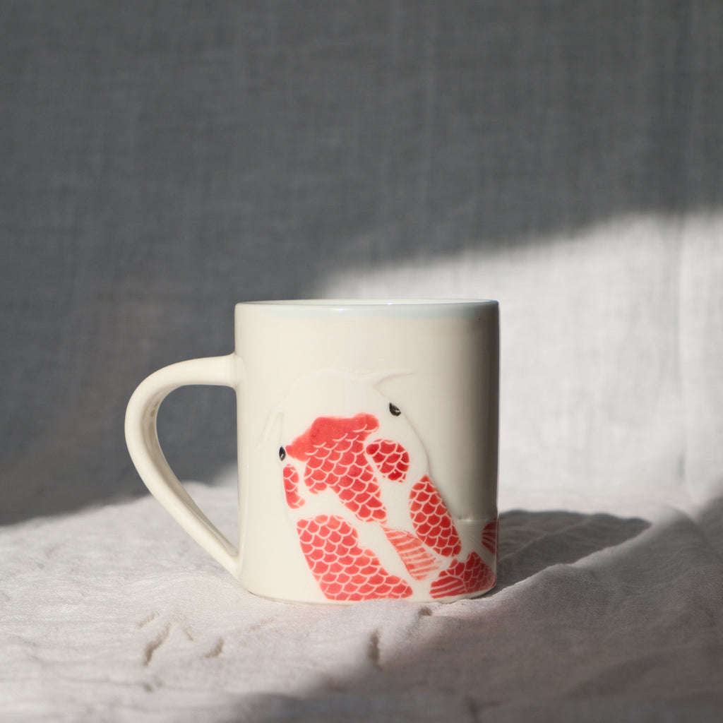 [SECONDS] Adrift Porcelain Mug 001 - Koi 380ml