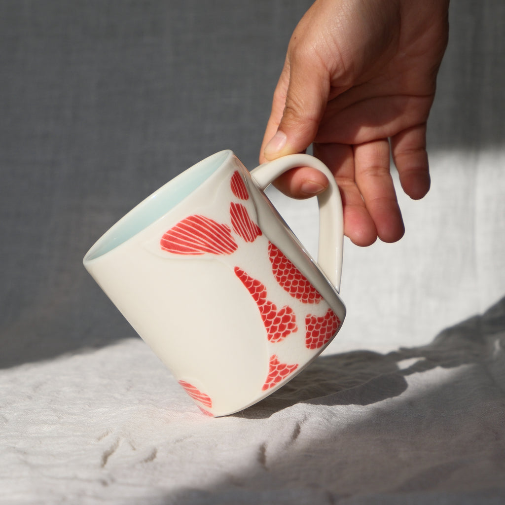 [SECONDS] Adrift Porcelain Mug 001 - Koi 380ml
