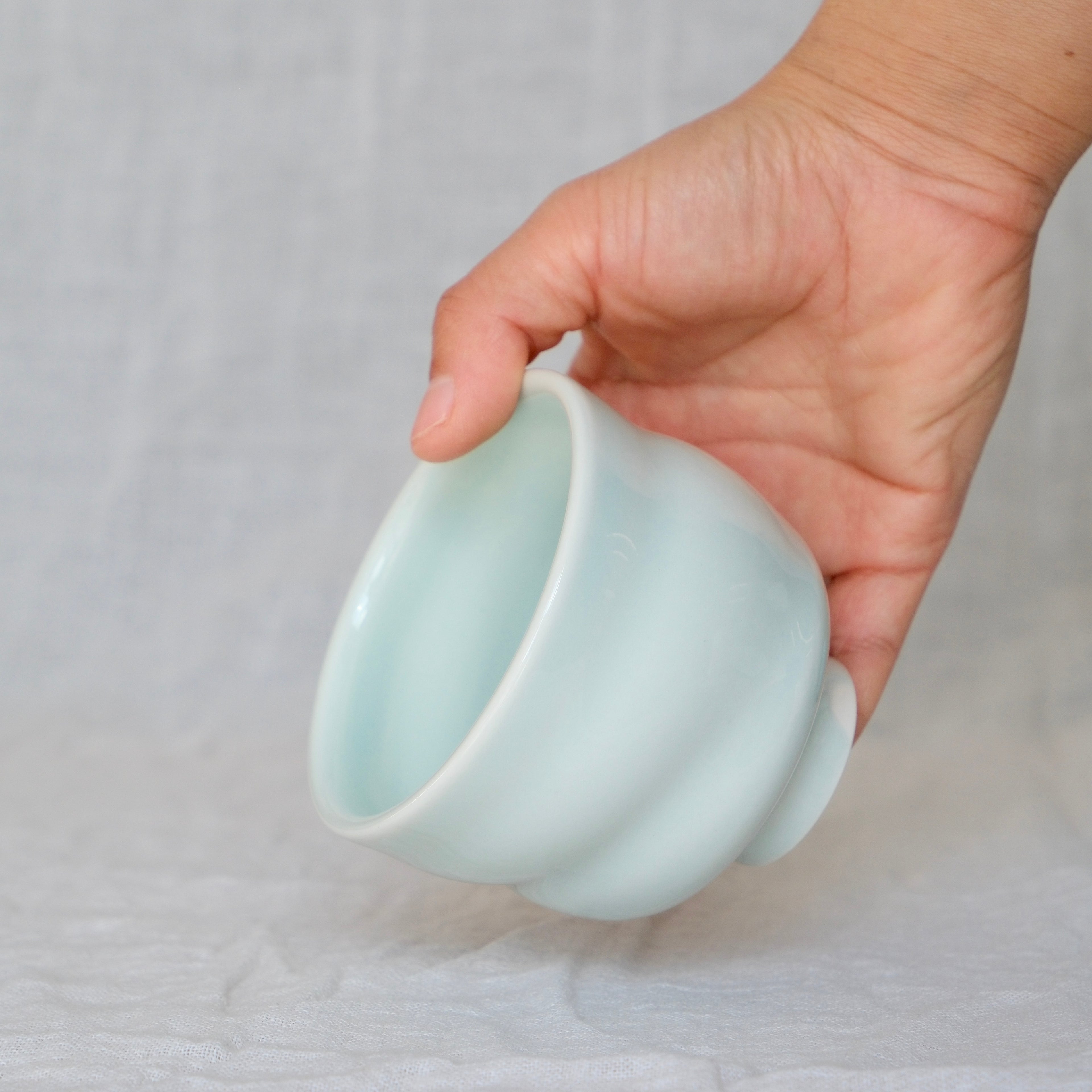 Ripple Cup 036 "Celadon Blue" - 220ml