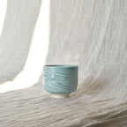 Slip textured Cup 007 "Sky Blue" - 200ml