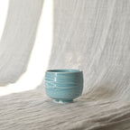 Slip textured Cup 009 "Sky Blue" - 210ml