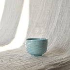 Slip textured Cup 010 "Sky Blue" - 200ml