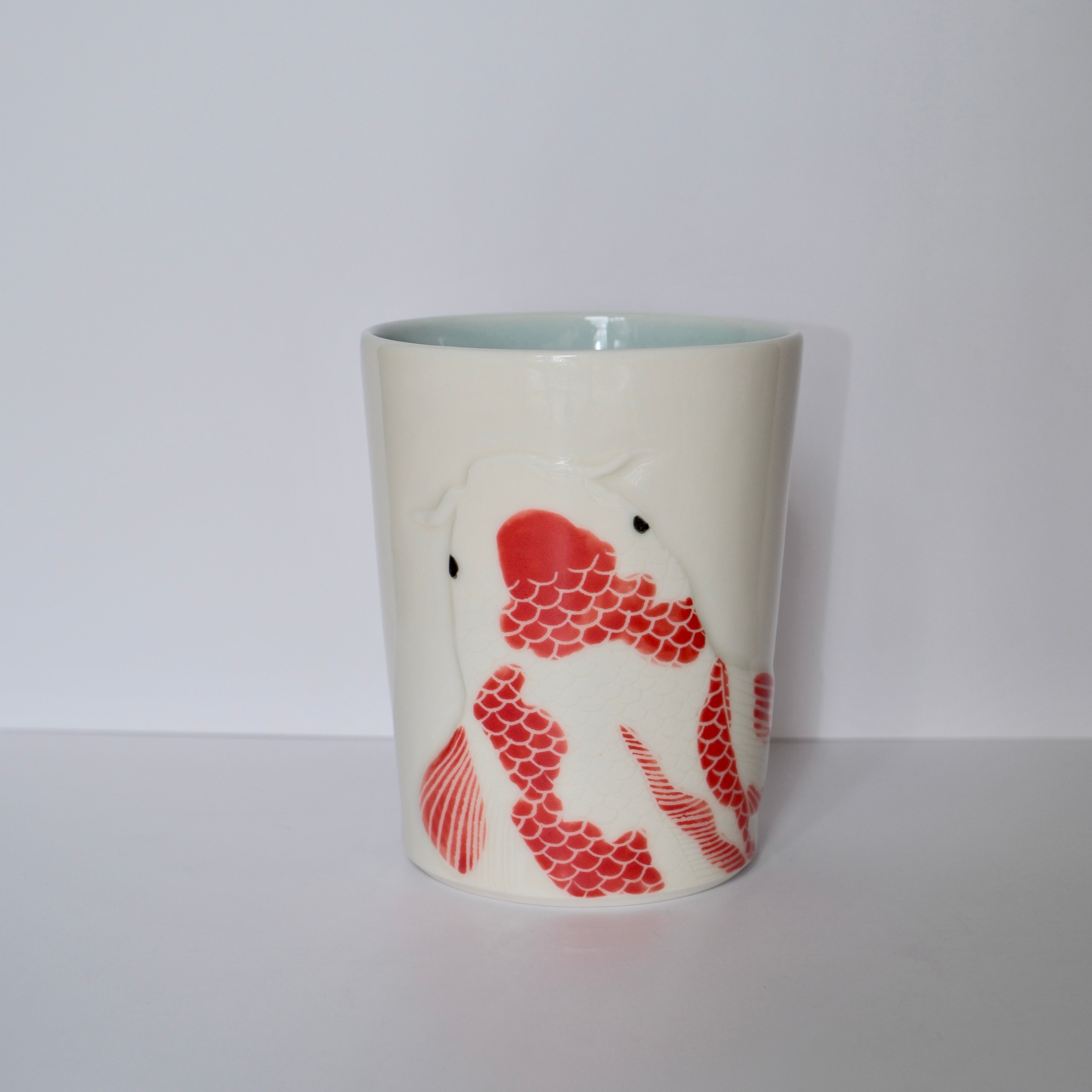 Adrift Porcelain Tumbler 017 - Red Koi 390ml