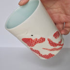 Adrift Porcelain Tumbler 017 - Red Koi 390ml