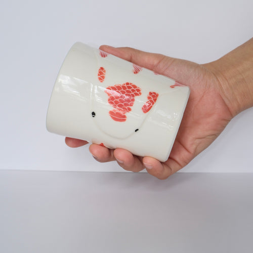 Adrift Porcelain Tumbler 015 - Red Koi 380ml