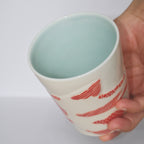 Adrift Porcelain Tumbler 015 - Red Koi 380ml