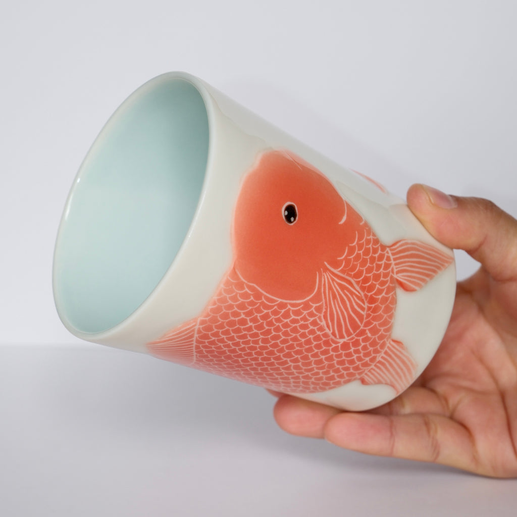 Adrift Porcelain Tumbler 016 - Goldfish 420ml