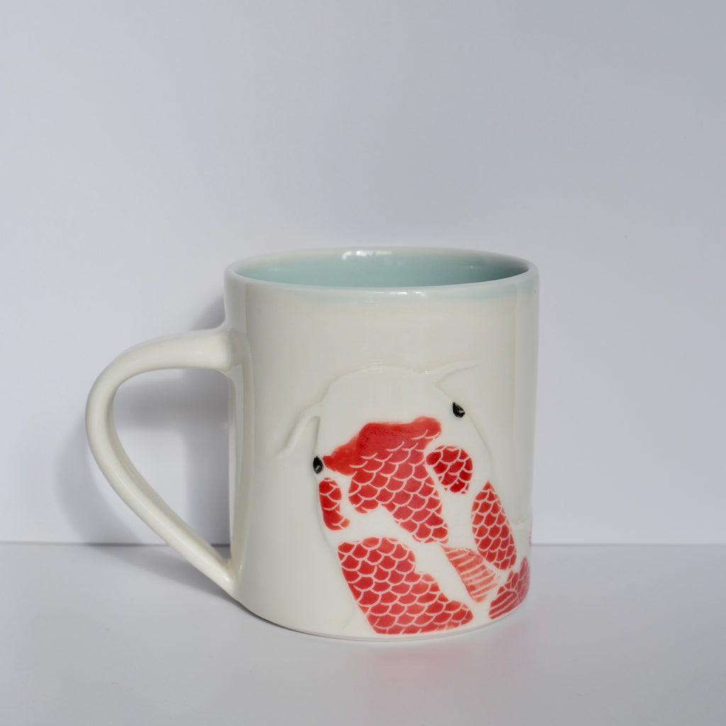 [SECONDS] Adrift Porcelain Mug 001 - Koi 380ml