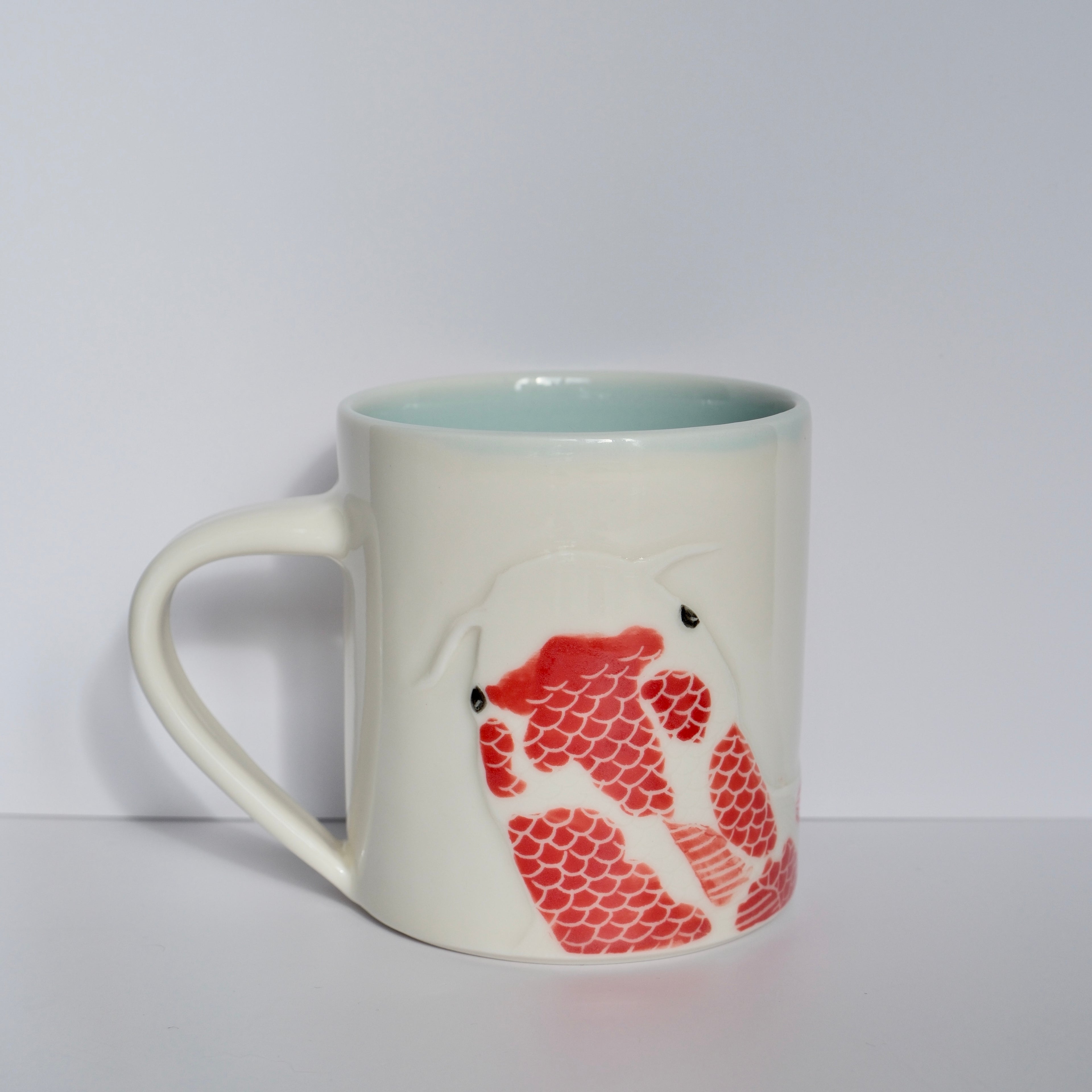 [SECONDS] Adrift Porcelain Mug 001 - Koi 380ml