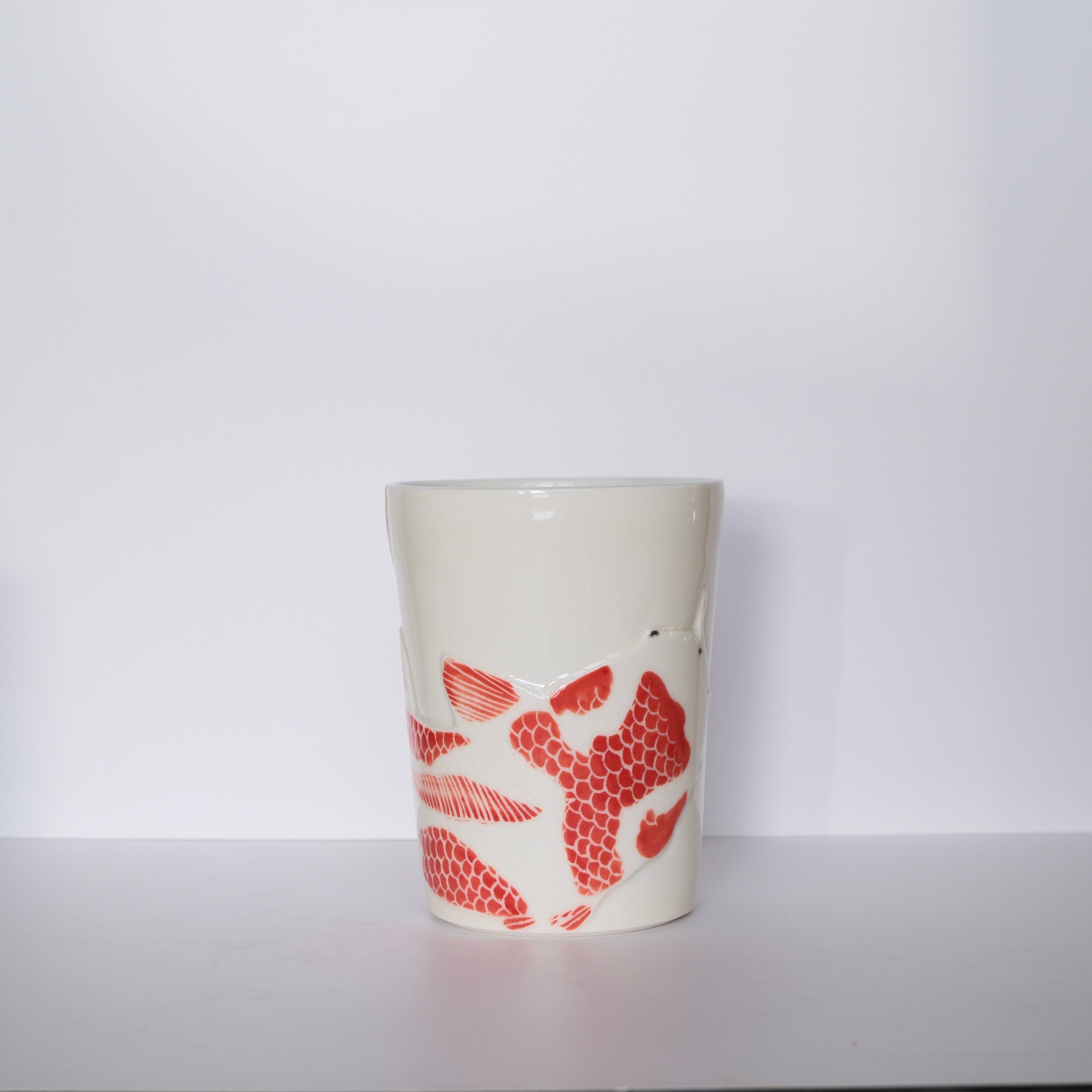 [SECONDS] Adrift Porcelain Tumbler 020 - Koi 450ml