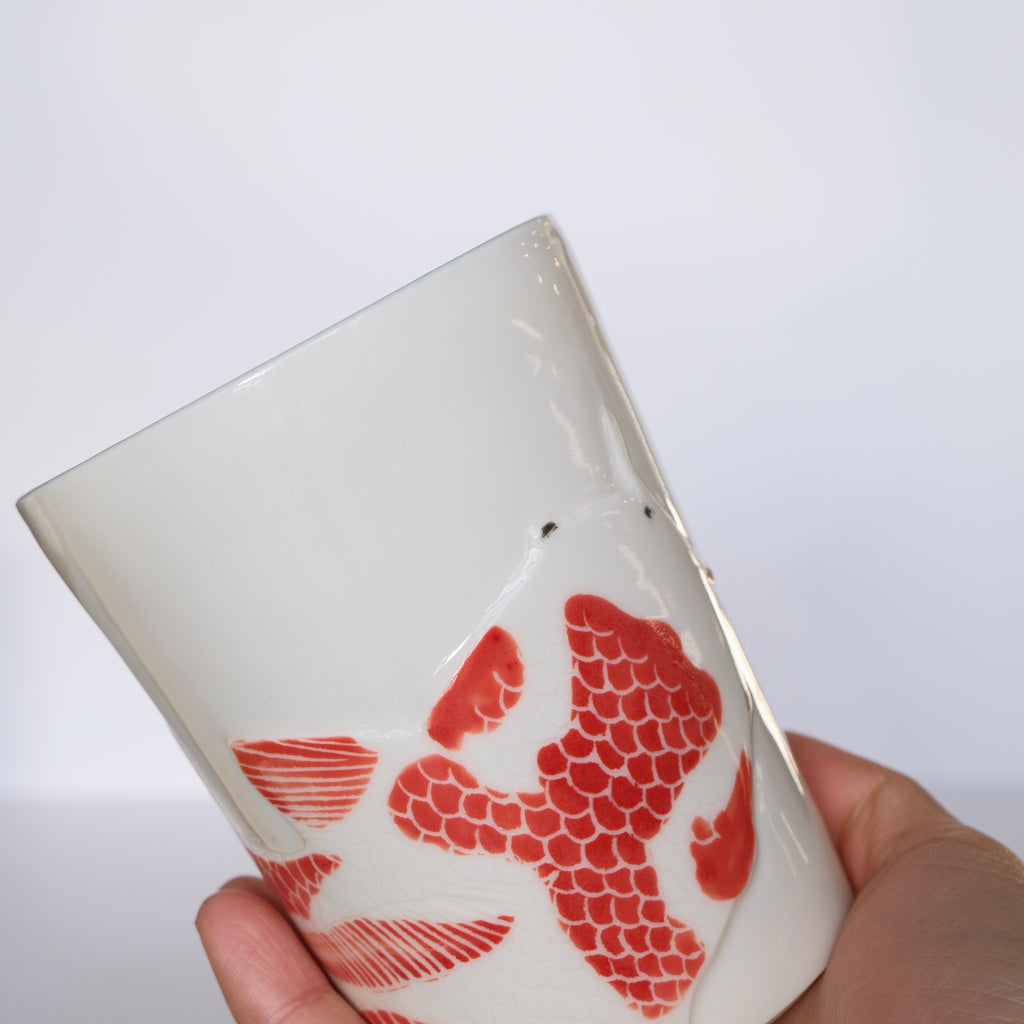 [SECONDS] Adrift Porcelain Tumbler 020 - Koi 450ml