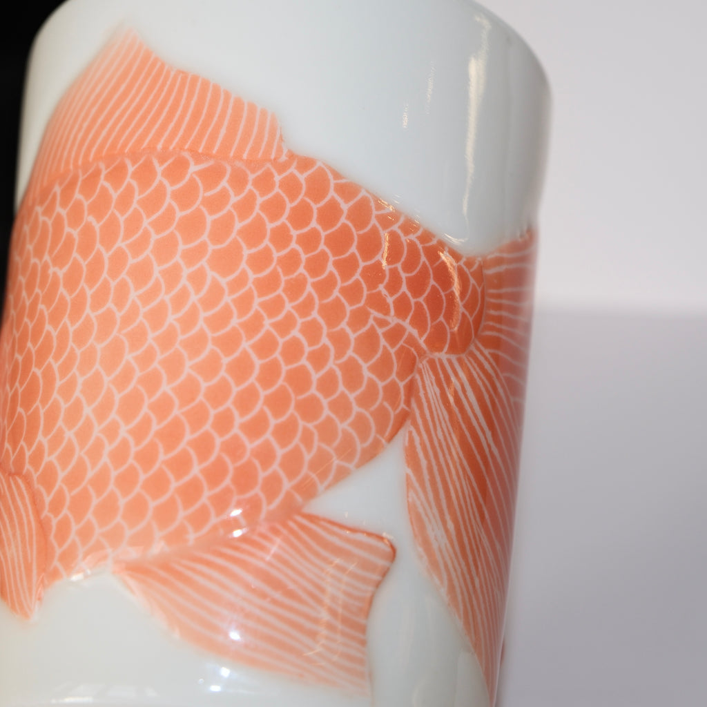 [SECONDS] Adrift Porcelain Tumbler 019 - Goldfish 350ml