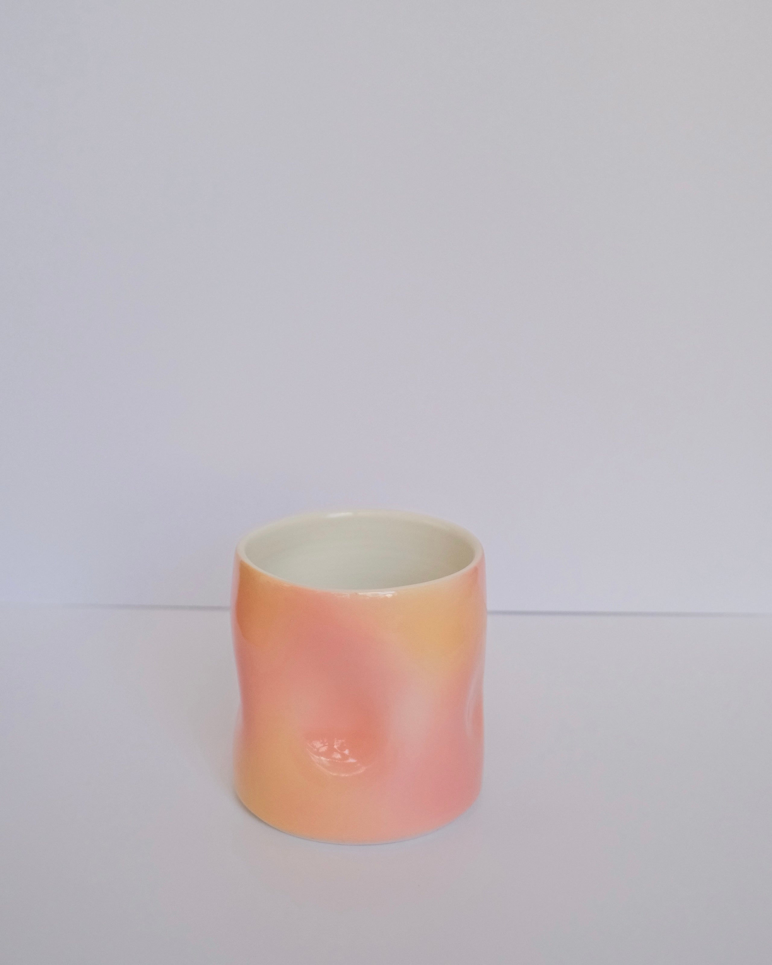 Dimple Cup Porcelain 250ml - Sunset