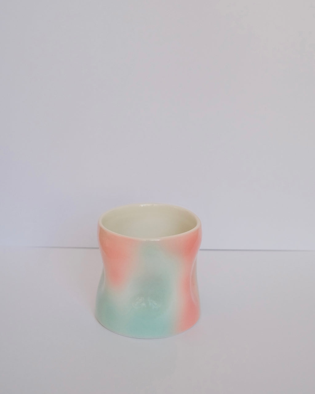 Dimple Cup Porcelain 250ml - Melon Cloudy
