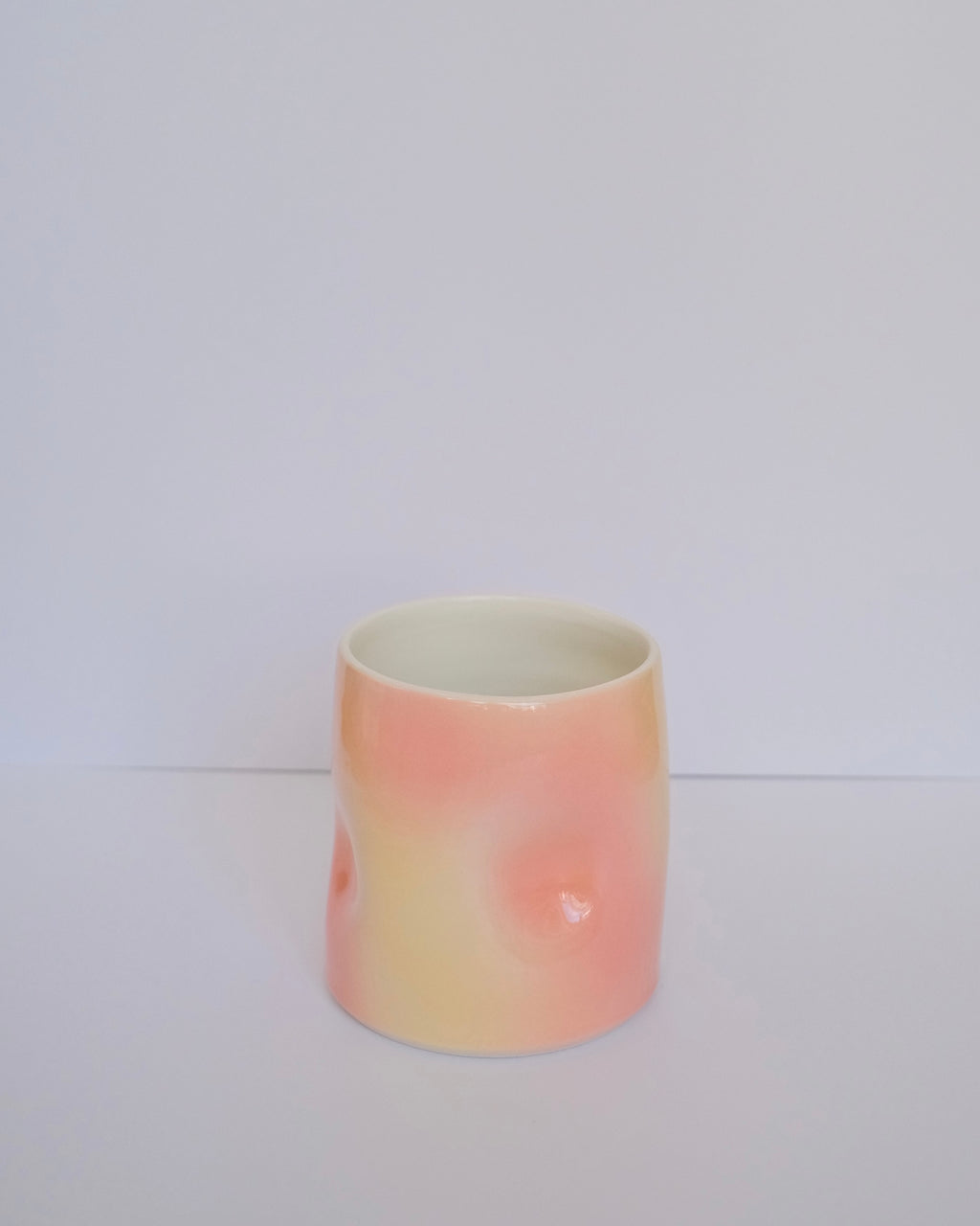 Dimple Cup Porcelain 350ml - Sunset