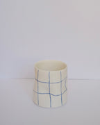 Dimple Cup Porcelain 350ml - Grid