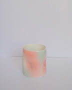Dimple Cup Porcelain 350ml - Melon Cloudy