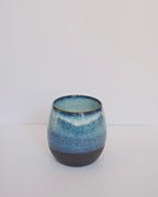 Coffee Cup 420ml - Black Stoneware - Milky Way