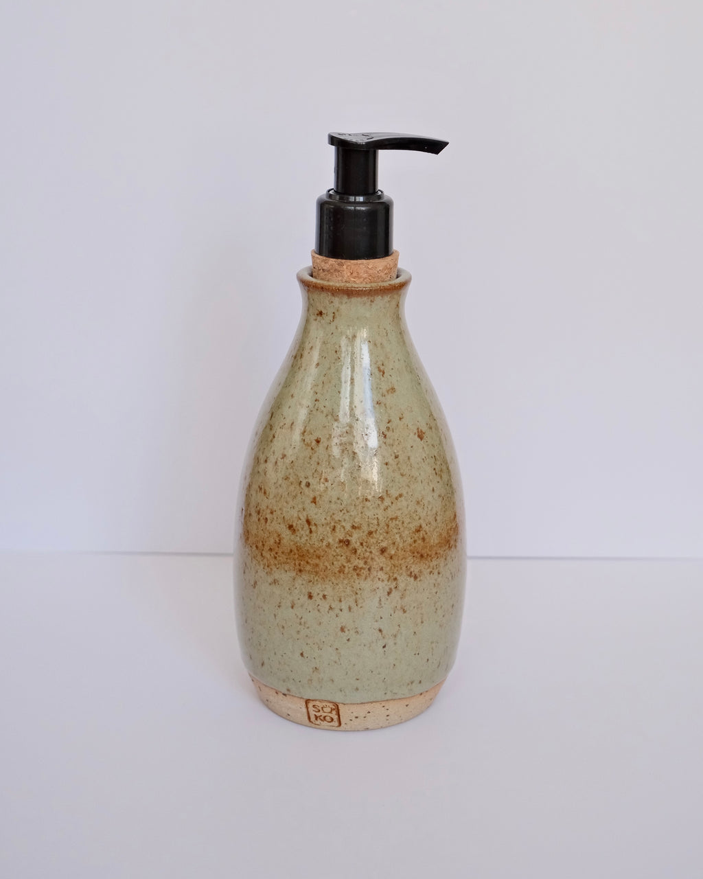 Soap dispenser A - Speckled Turquoise