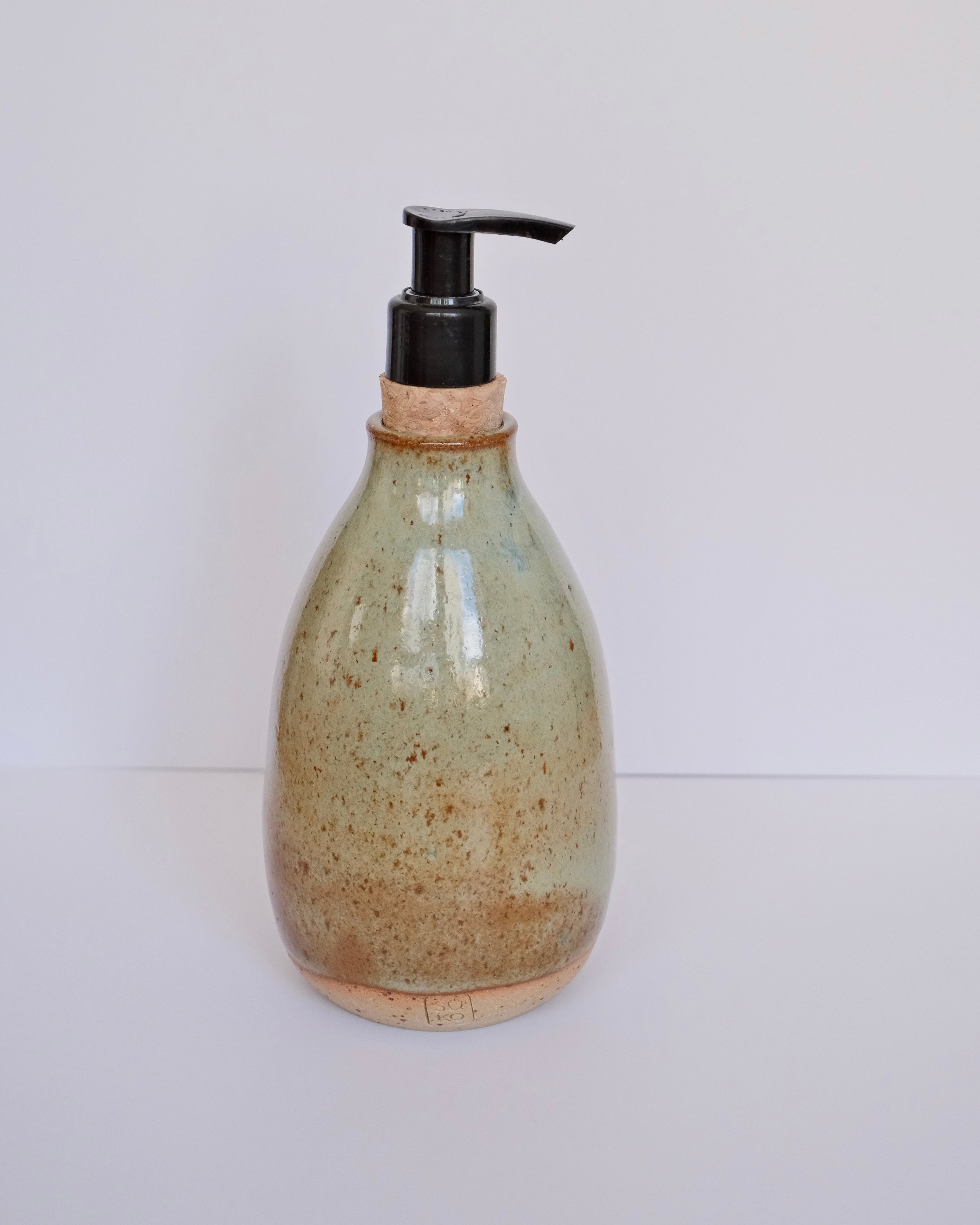 Soap dispenser B - Speckled Turquoise