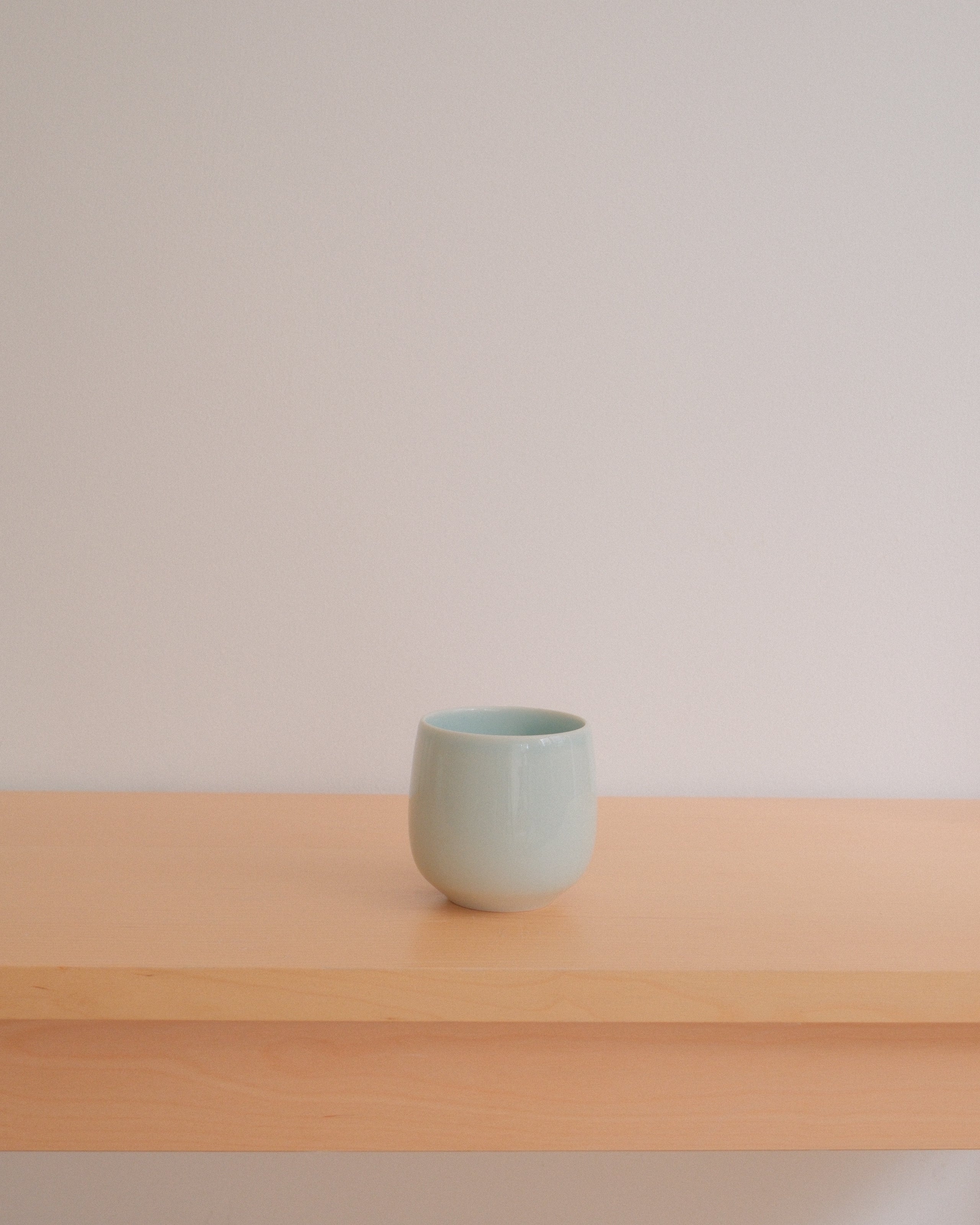 Porcelain Tumblers - Celadon Blue