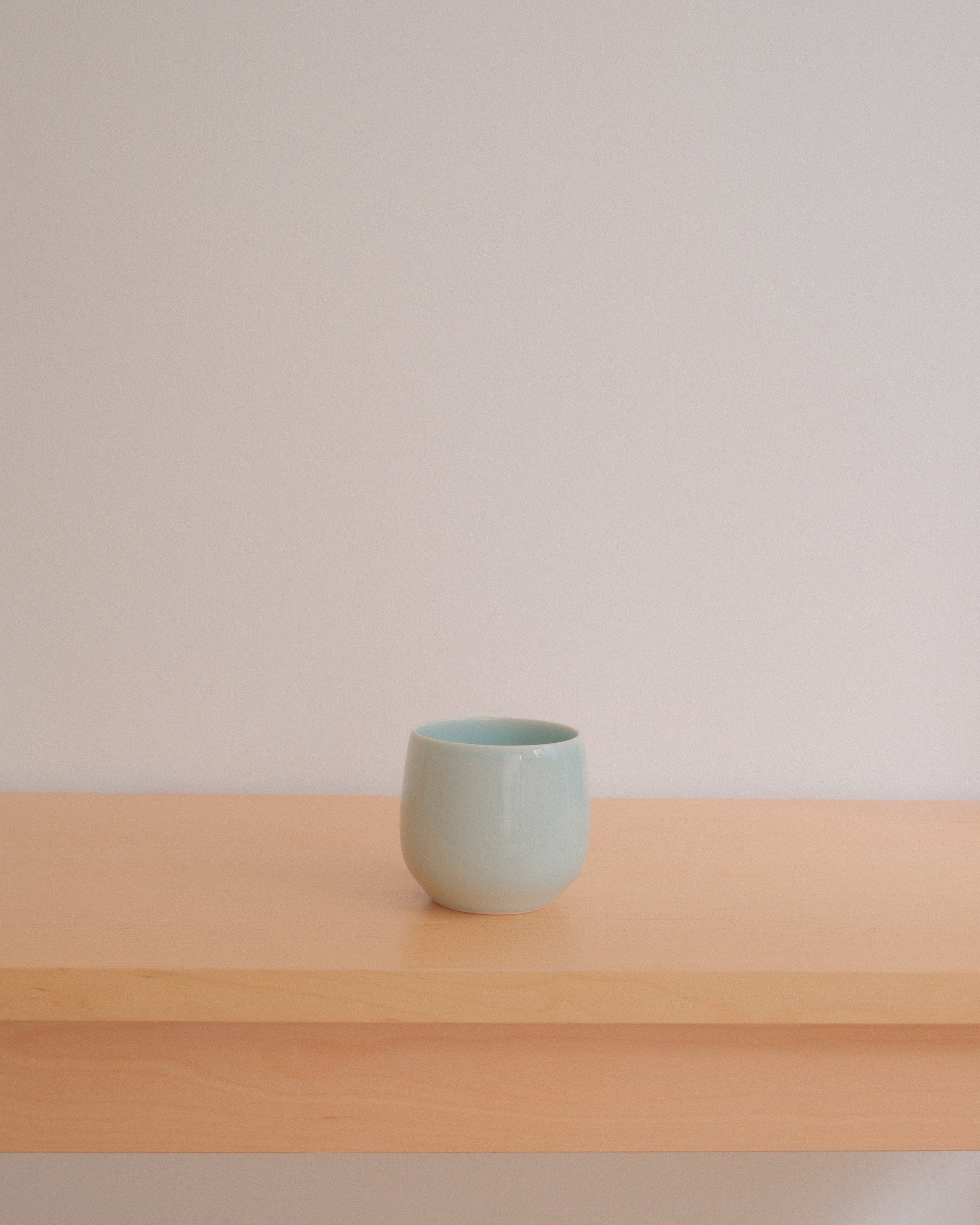 Porcelain Tumblers - Celadon Blue