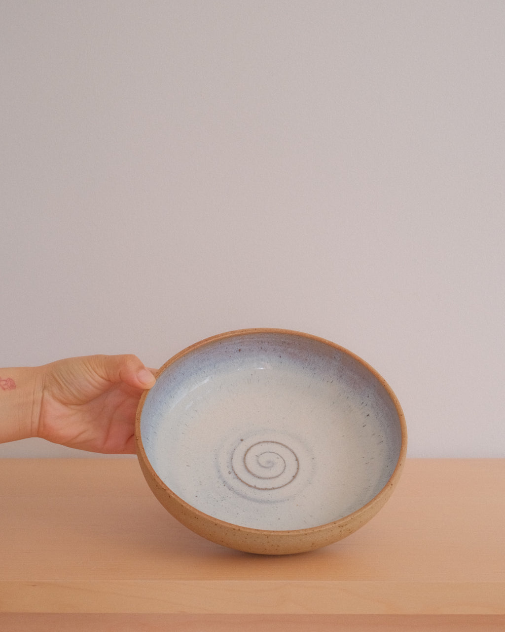 Stoneware Pasta Bowl - Lilac Haze