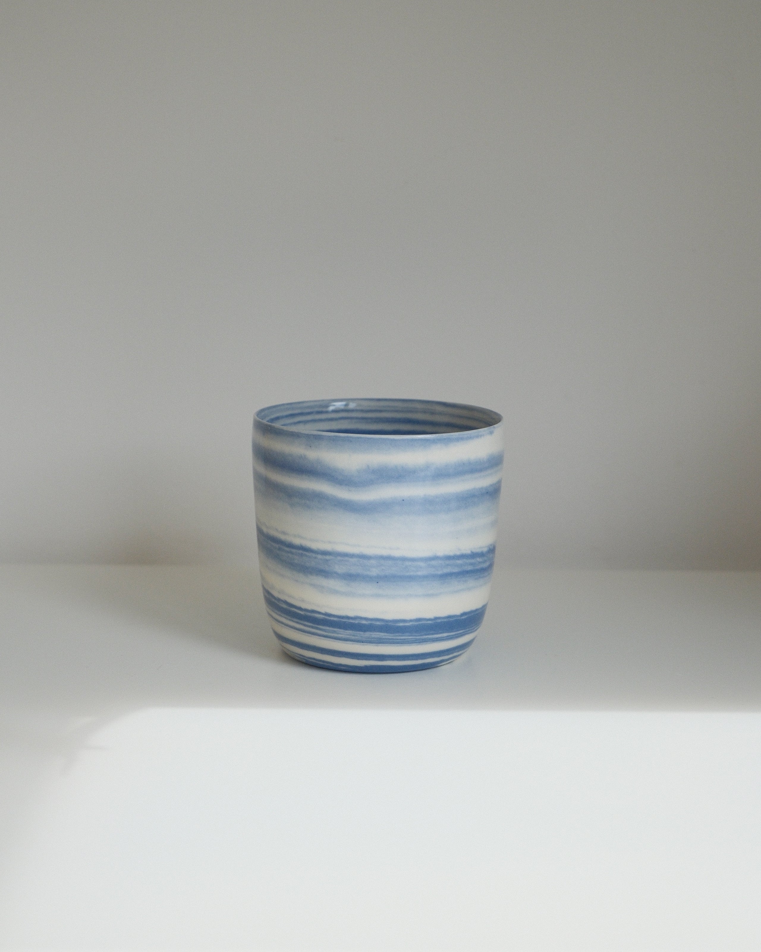 Marbled Blue Tumbler 225ml