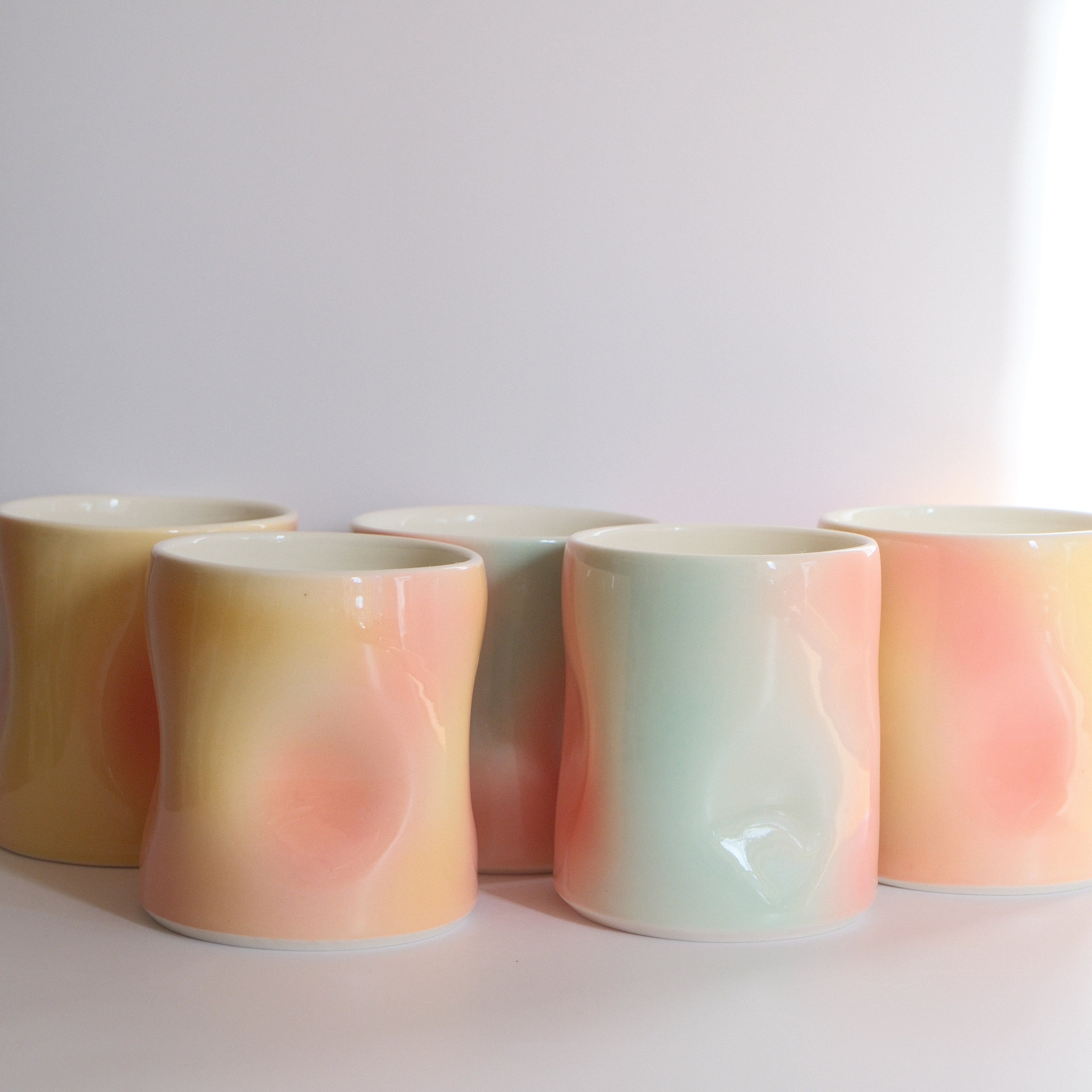 Dimple cup 350-400ml - Sunset