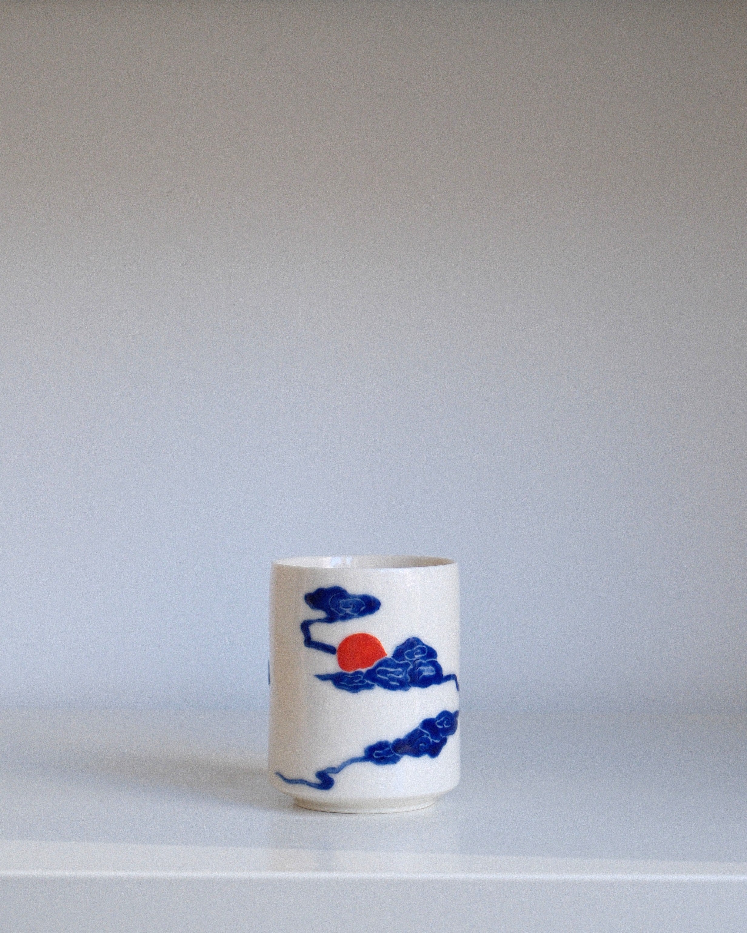 Porcelain Yunomi 001 - Drifting Clouds - 200ml