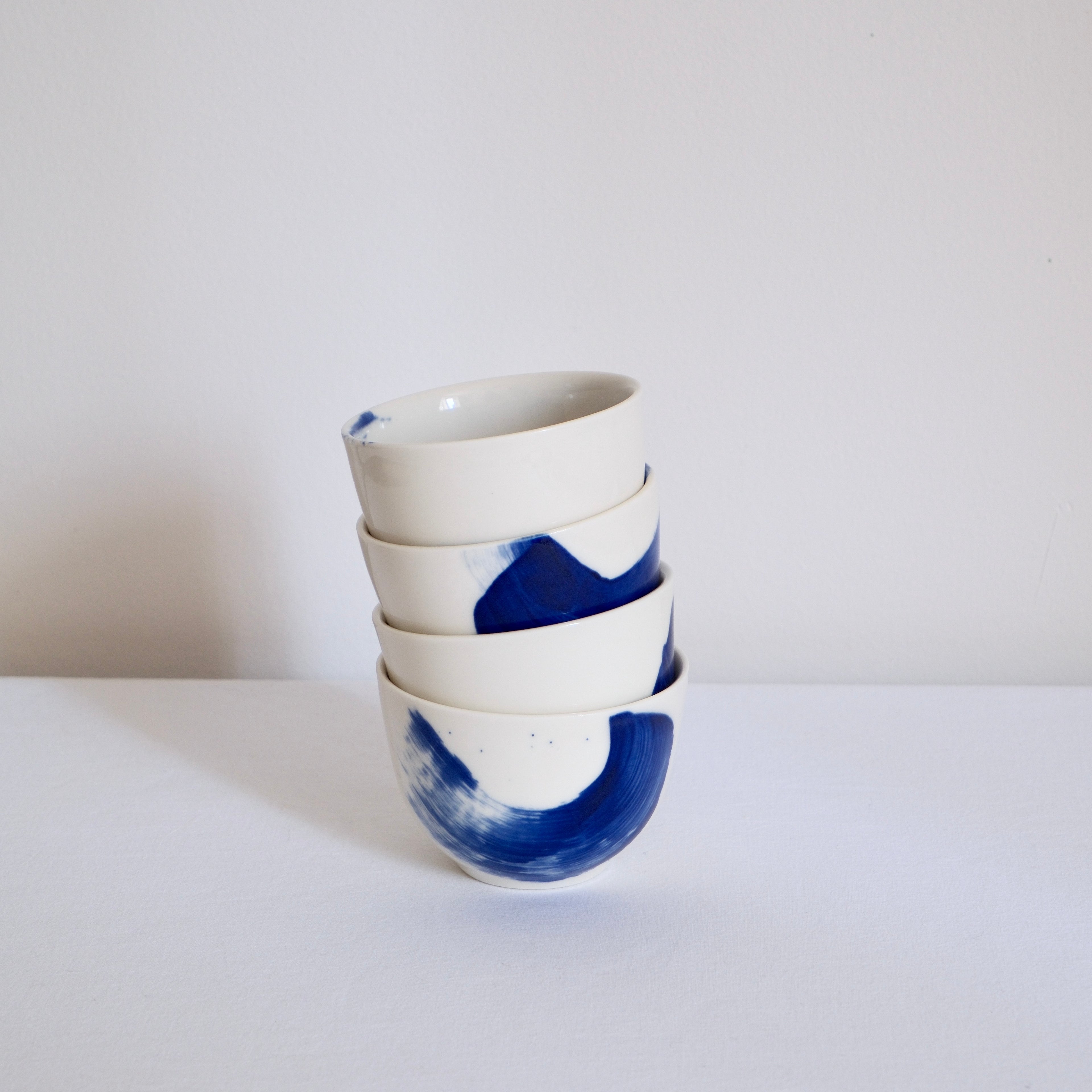 Cobalt Brushstroke coffee Cup 230ml-250ml