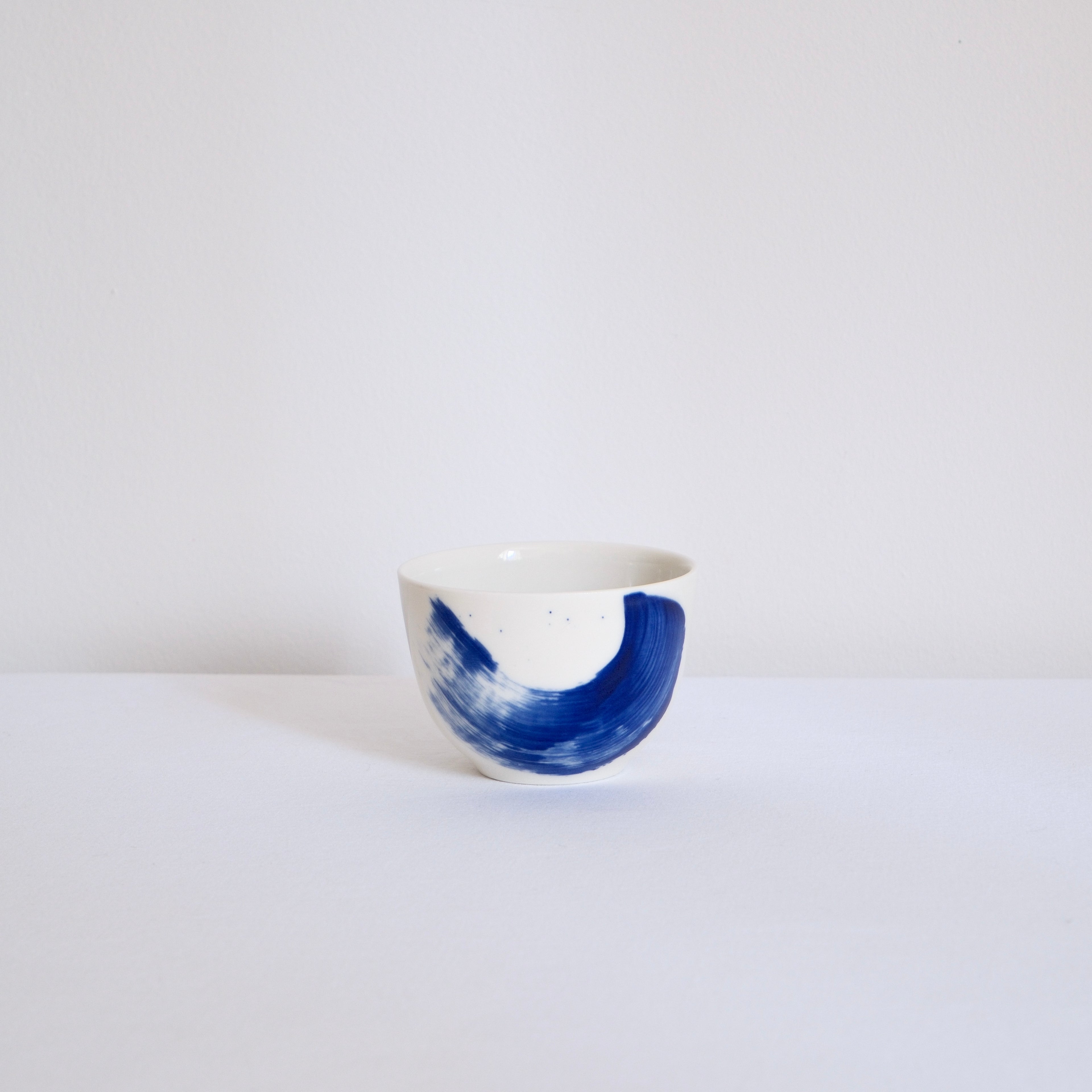 Cobalt Brushstroke coffee Cup 230ml-250ml