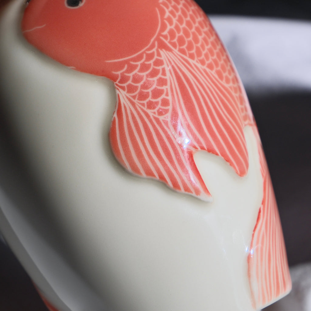 Adrift Porcelain Vessel 007 - Goldfish