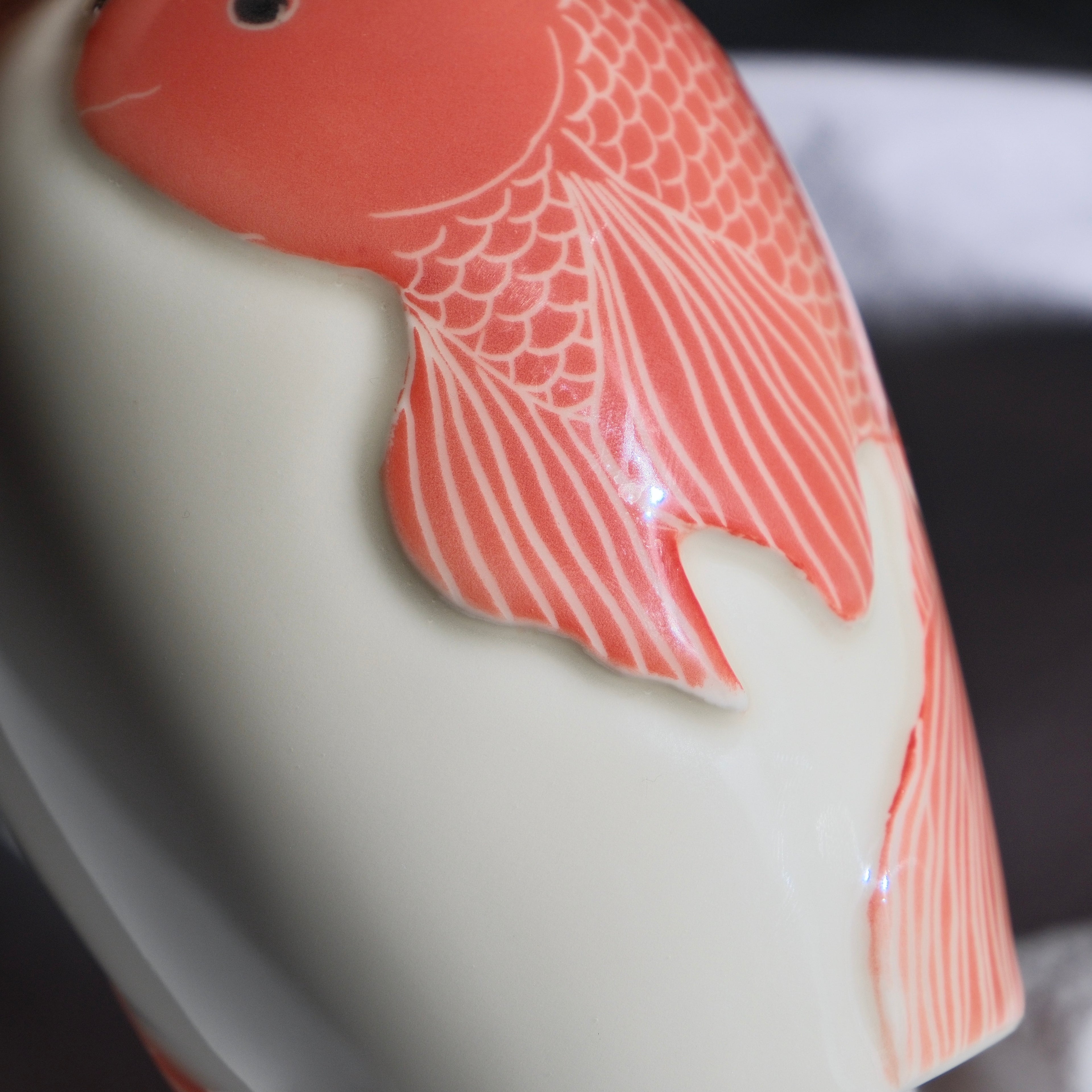 Adrift Porcelain Vessel 007 - Goldfish