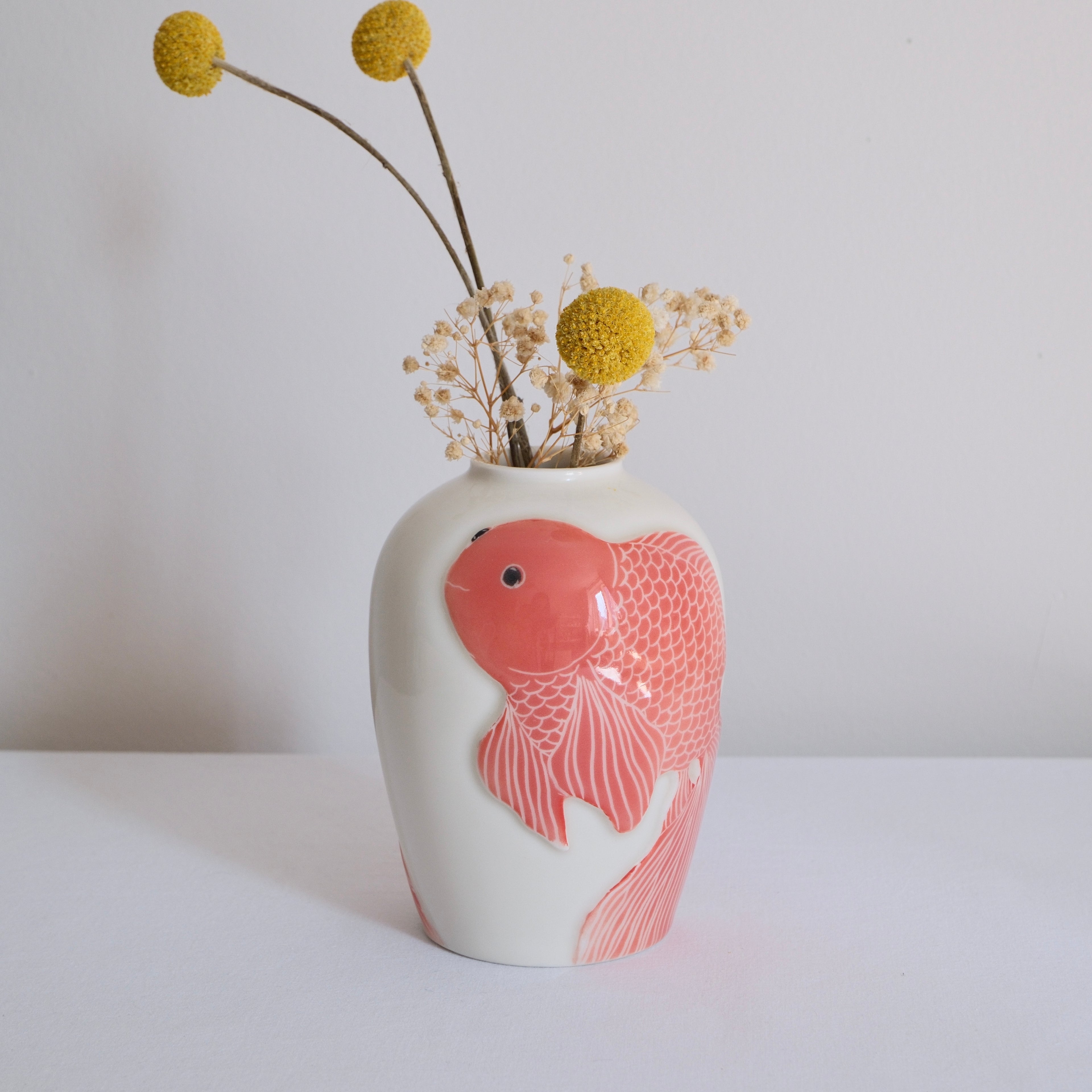 Adrift Porcelain Vessel 007 - Goldfish