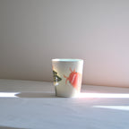 [SECONDS] Adrift Porcelain Tumbler 026 - Koi & Lotus Leaves 420ml