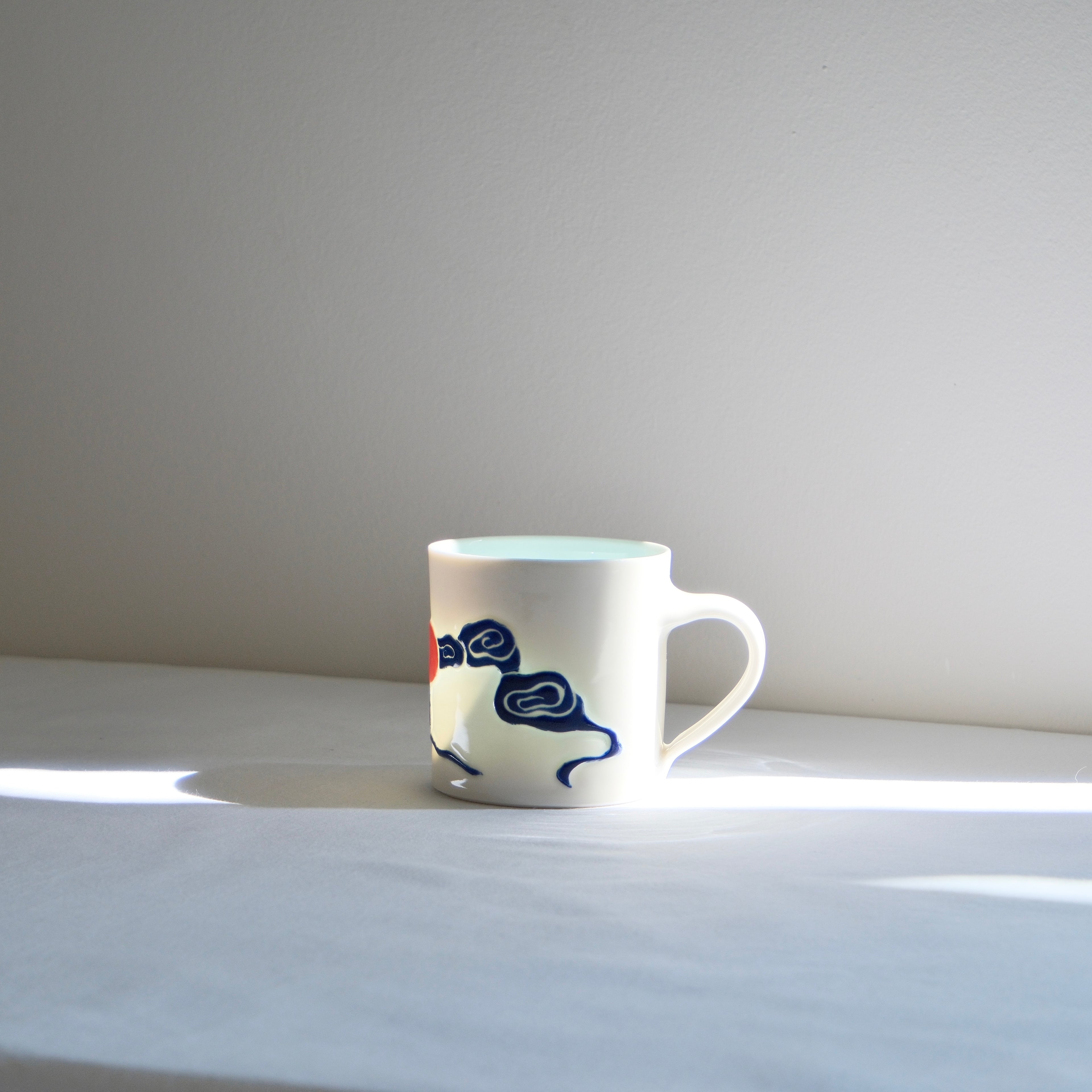 [SECONDS] Adrift Porcelain Mug 008 - Drifting Clouds 360ml